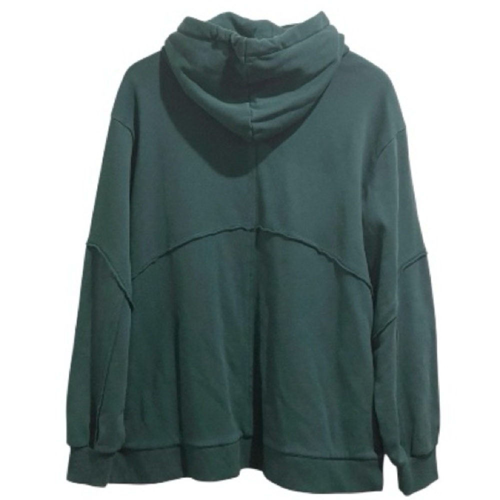 Sweaty Betty Revive Hoodie In Deep Emerald Green, Relaxed Fit, Ribbed Details, 8 - Picture 3 of 16